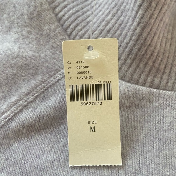 NWT Maeve by Anthropologie Laney Marled Lavender Purple Sweater M​​​​​​​​ - Picture 3 of 15